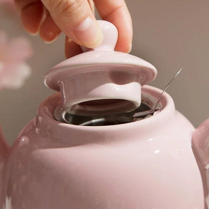 Théière Rose avec Filtre 600ML 600 ml