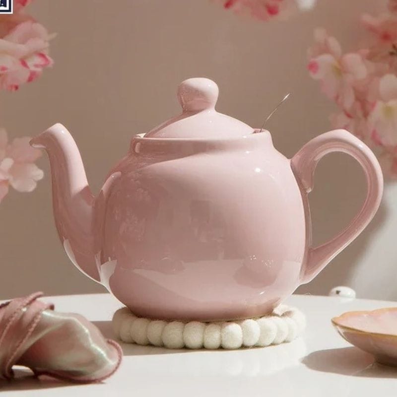 Théière Rose avec Filtre 600ML 600 ml