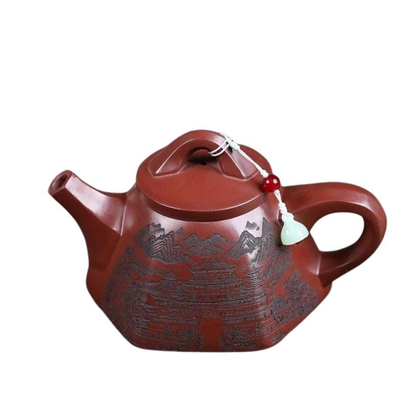 Théière Rouge en Argile 260ML 260 ml