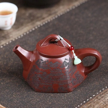 Théière Rouge en Argile 260ML 260 ml