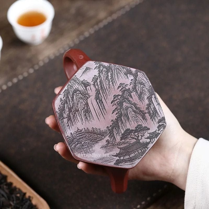 Théière Rouge en Argile 260ML 260 ml