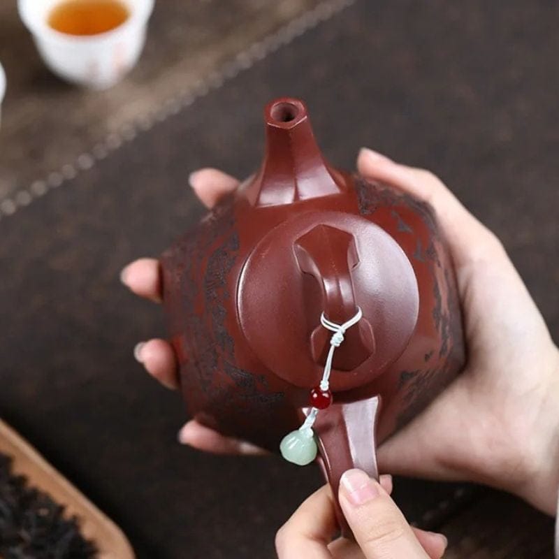 Théière Rouge en Argile 260ML 260 ml