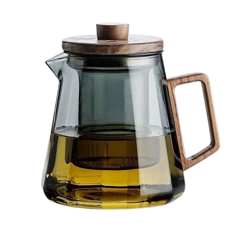 Théière Scandinave en Verre Fumé 500ML - 800ML 800 ml