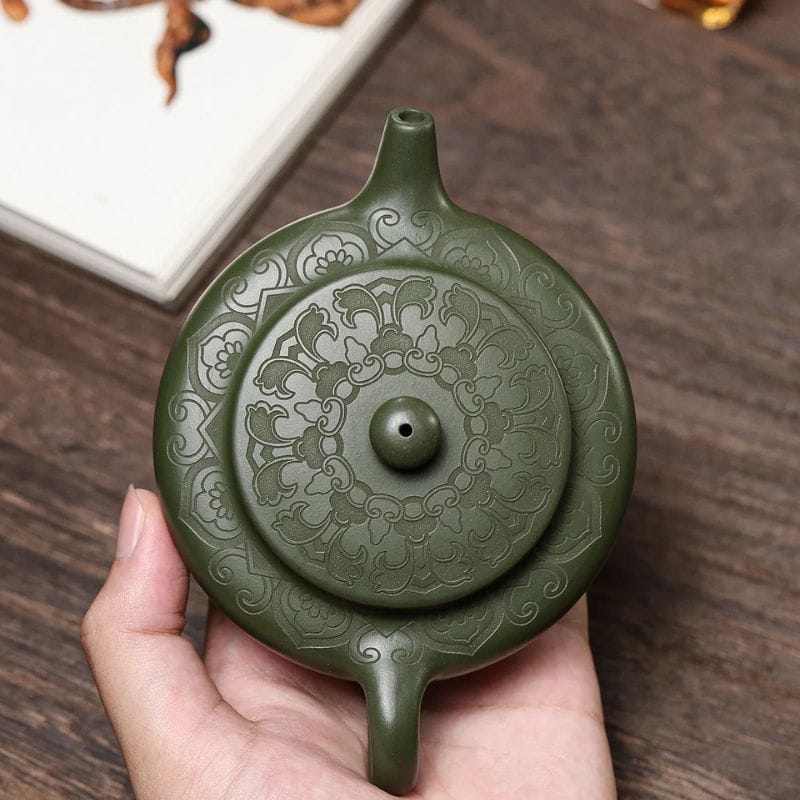Théière Verte en Argile 170ML 170 ml