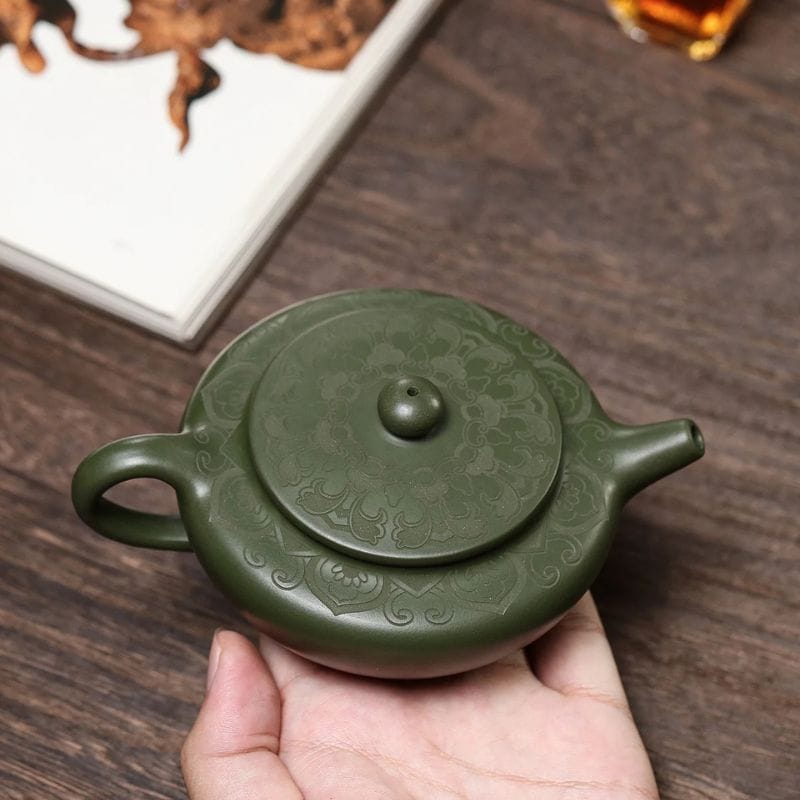 Théière Verte en Argile 170ML 170 ml