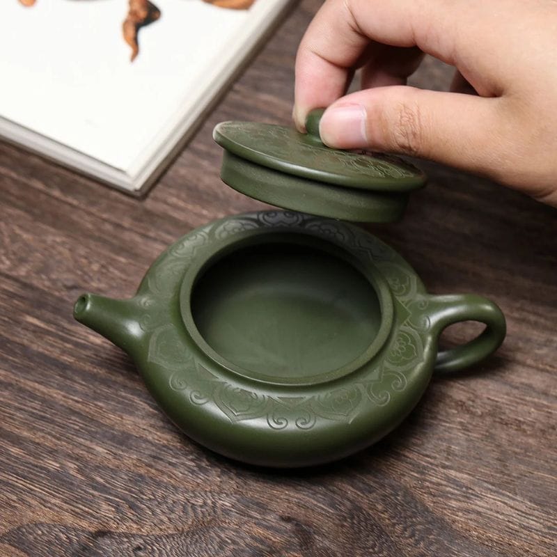 Théière Verte en Argile 170ML 170 ml